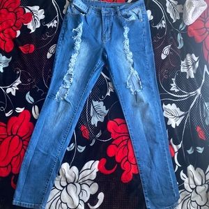 Rue 21 Skinny Ripped Jeans